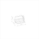 Įleidžiamas šviestuvas MIDI LED RECESSED 10061 Įleidžiamas šviestuvas MIDI LED RECESSED 10061