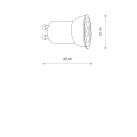  REFLECTOR LED, GU10, R35, 4W 10231