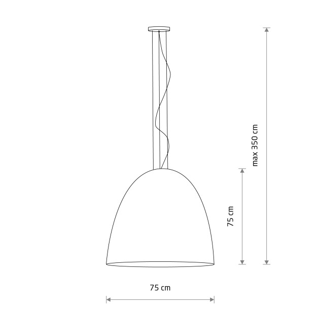 Pakabinamas šviestuvas EGG XL 10321 Pakabinamas šviestuvas EGG XL 10321