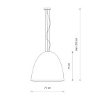 Pakabinamas šviestuvas EGG XL 10325 Pakabinamas šviestuvas EGG XL 10325