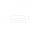 Lubinis šviestuvas LID ROUND LED 50W 10405