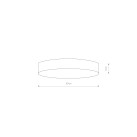 Lubinis šviestuvas LID ROUND LED 50W 10405 Lubinis šviestuvas LID ROUND LED 50W 10405