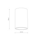 Lauko lubinis šviestuvas FLARE 10W 10583 Lauko lubinis šviestuvas FLARE 10W 10583