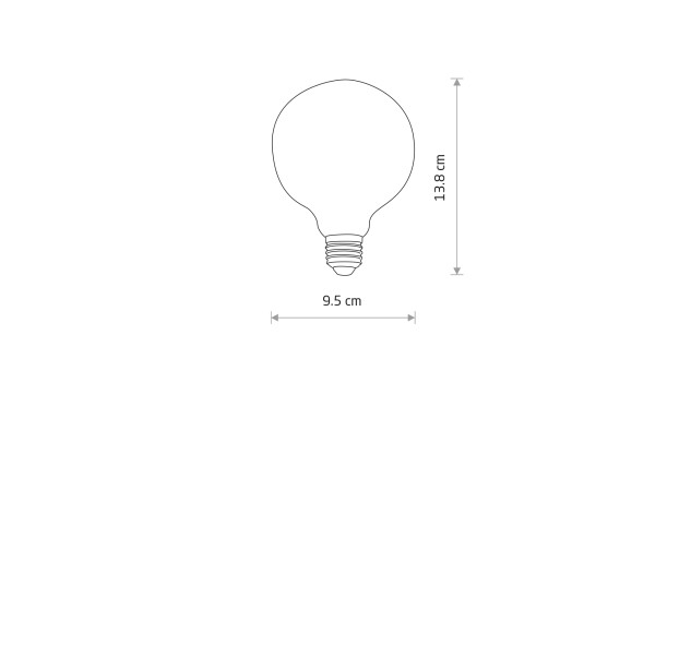 BULB VINTAGE LED E27, 6W 10593 BULB VINTAGE LED E27, 6W 10593