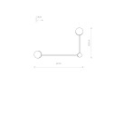 Sieninis šviestuvas ORBIT 12W GX53 10638
