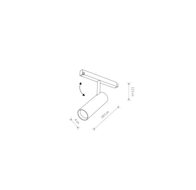 LED leputė LVM SPOT LED 9W 4000K 10656