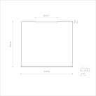 Biuro ir darbo kambario šviestuvas CL H LED PRO 10691 Biuro ir darbo kambario šviestuvas CL H LED PRO 10691