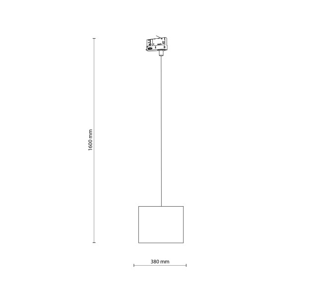 Bėginis šviestuvas TRACER 15W 10699 Bėginis šviestuvas TRACER 15W 10699