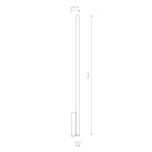 Sieninis šviestuvas LASER WALL XL 10W 10826 Sieninis šviestuvas LASER WALL XL 10W 10826