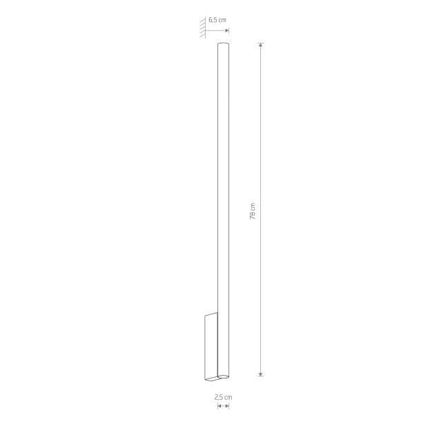 Sieninis šviestuvas LASER WALL XL 10W 10827 Sieninis šviestuvas LASER WALL XL 10W 10827