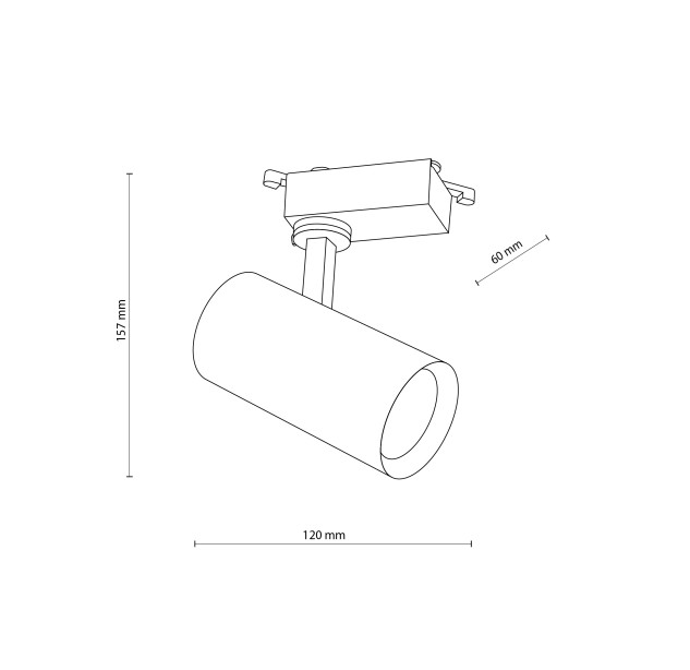 Bėginė apšvietimo sistema(vienfazė) TRACER 10972 Bėginė apšvietimo sistema(vienfazė) TRACER 10972