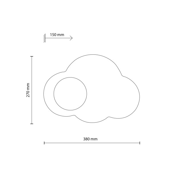 CLOUD Wall Light 11265 CLOUD Wall Light 11265