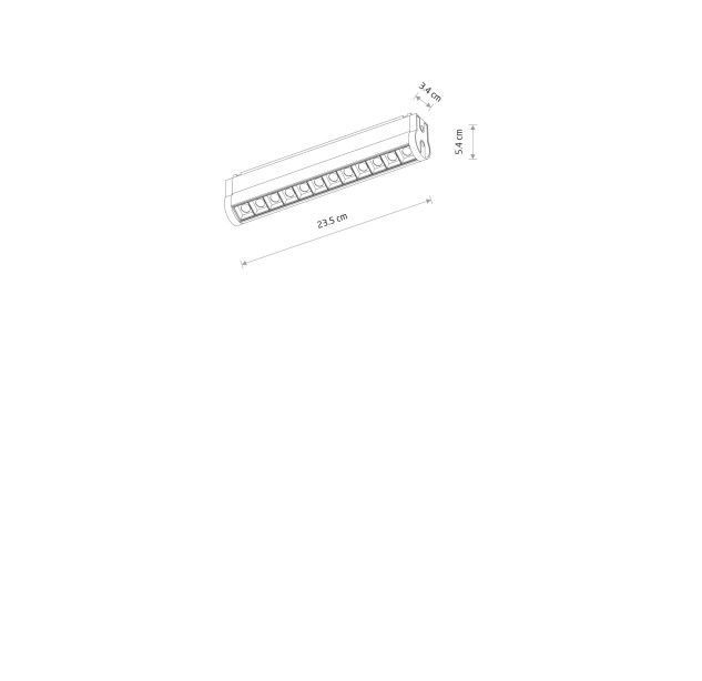 LED leputė UT-LVM FOCUS SWING LED 12W 11311