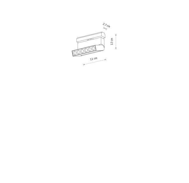 LED leputė UT-LVM FOCUS OUT LED 6W 11312