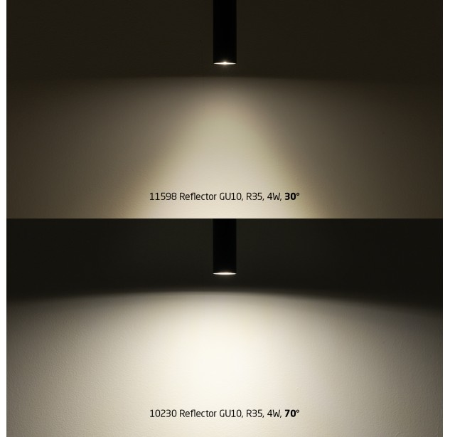  REFLECTOR LED, GU10, R35, 4W , CERAMIC 11598