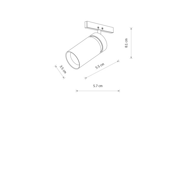LED leputė NANO - LVM SPOT ZOOM LED 5W 11714