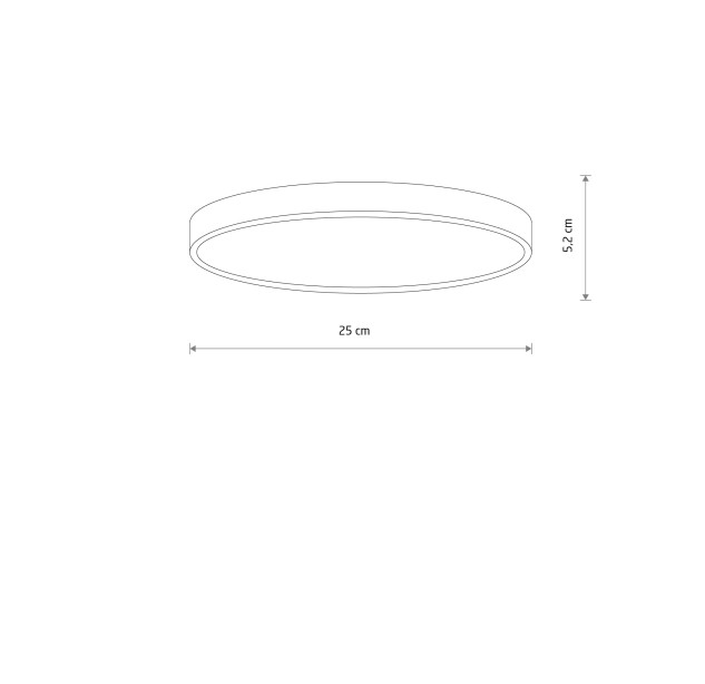 Lubinis šviestuvas DENIA LED S 11755 Lubinis šviestuvas DENIA LED S 11755