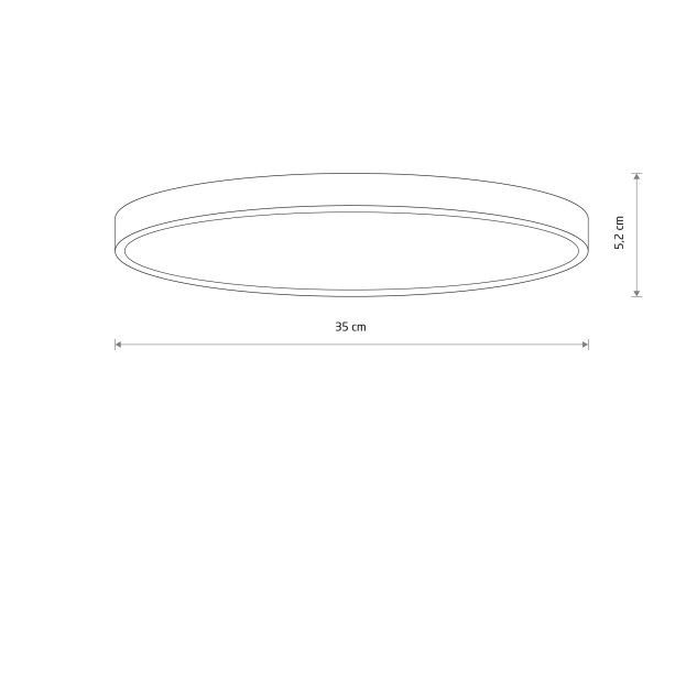 Lubinis šviestuvas DENIA LED M SENSOR 11761 Lubinis šviestuvas DENIA LED M SENSOR 11761