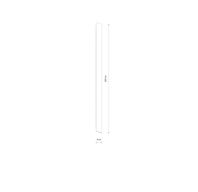 Sieninis šviestuvas COMMA LED L 34W 3000K 11878