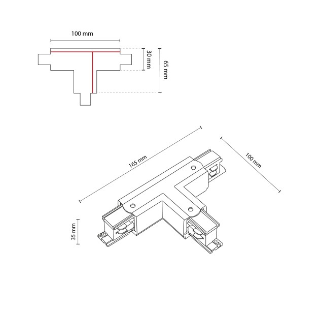 Bėginė apšvietimo sistema(trifazė) TRACER  3557