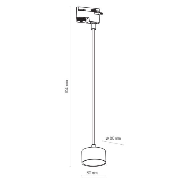 Bėginė apšvietimo sistema(vienfazė) TRACER  4481