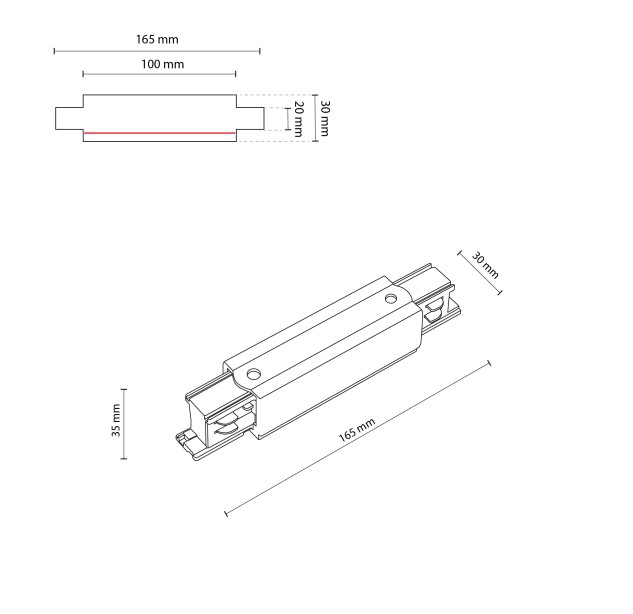 Bėginė apšvietimo sistema(trifazė) TRACER  4532
