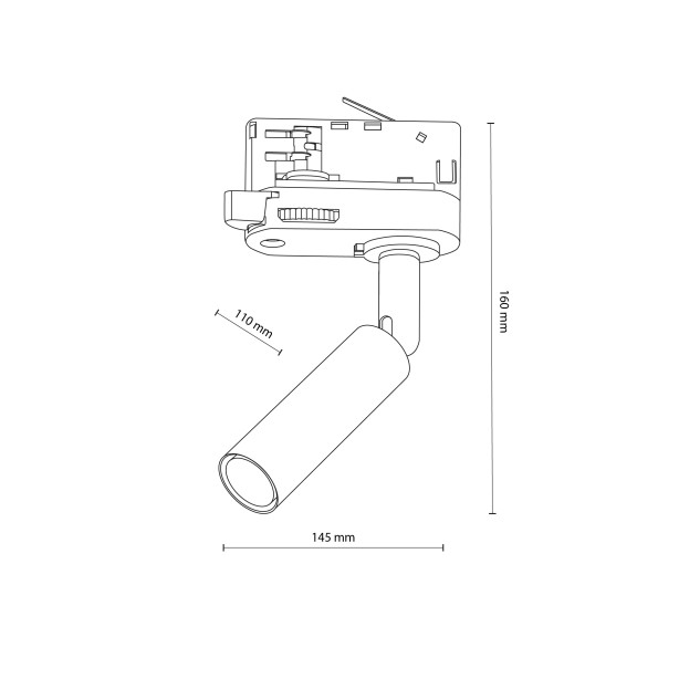 Bėginė apšvietimo sistema(trifazė) TRACER 4846 Bėginė apšvietimo sistema(trifazė) TRACER 4846