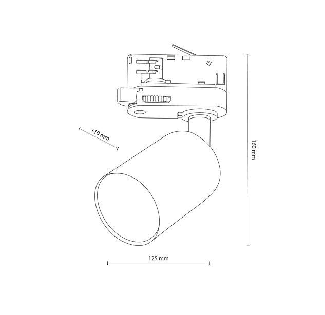 Bėginė apšvietimo sistema(trifazė) TRACER  4850
