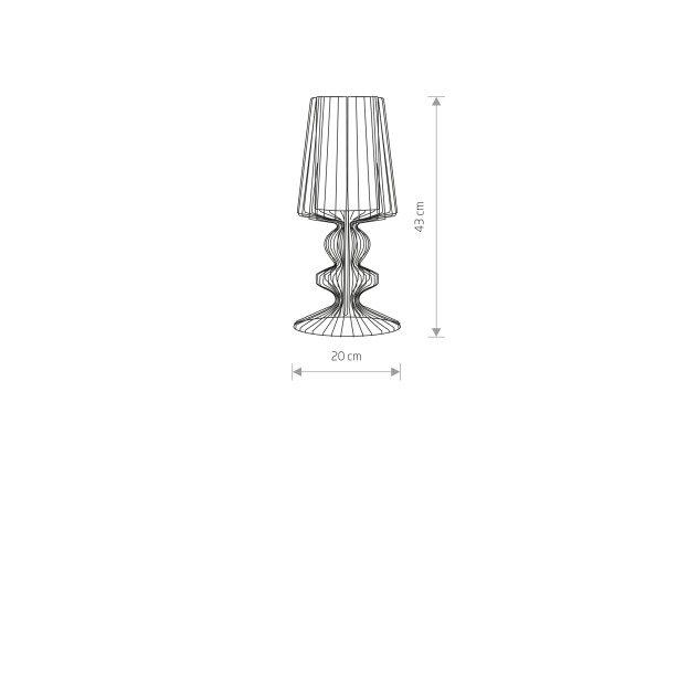 Stalinis šviestuvas AVEIRO S 25W 5411 Stalinis šviestuvas AVEIRO S 25W 5411