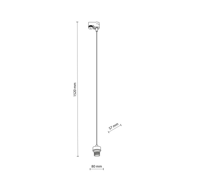 Bėginė apšvietimo sistema(vienfazė) TRACER  5757