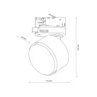 Bėginė apšvietimo sistema(trifazė) TRACER 6061 Bėginė apšvietimo sistema(trifazė) TRACER 6061