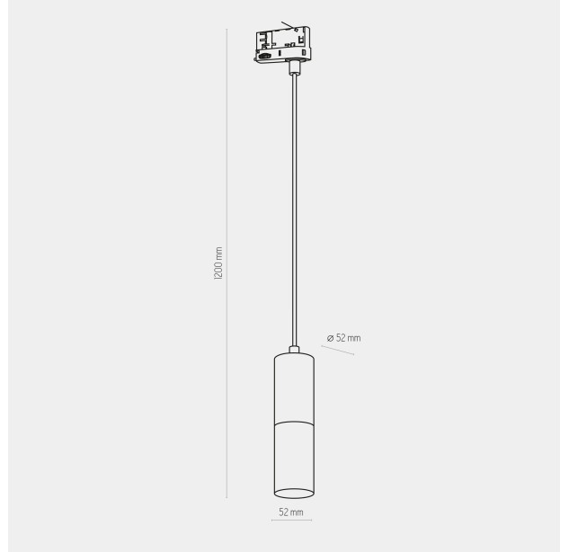 Bėginė apšvietimo sistema(trifazė) TRACER  6064