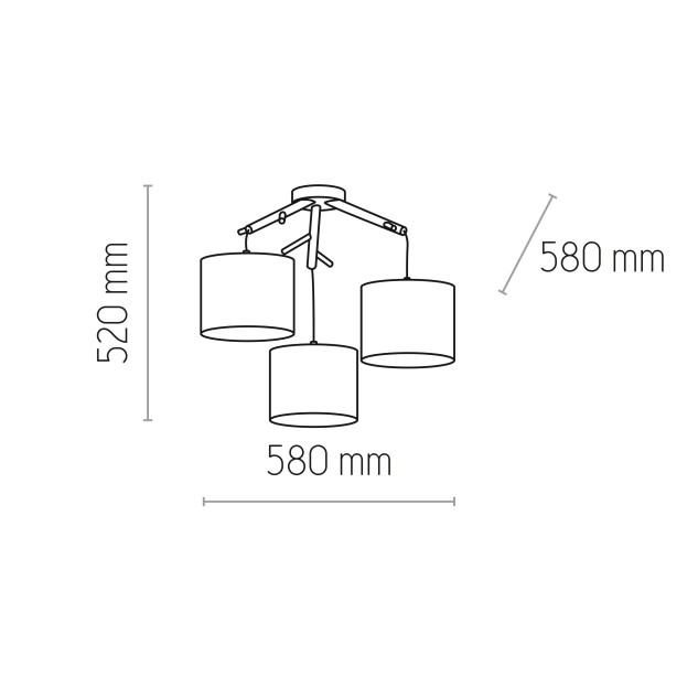Pakabinamas šviestuvas ALBERO 6553 Pakabinamas šviestuvas ALBERO 6553