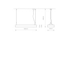 Pakabinamas šviestuvas SOFT LED 90X20 7545 Pakabinamas šviestuvas SOFT LED 90X20 7545