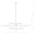 Pakabinamas šviestuvas ROTOR 7937 Pakabinamas šviestuvas ROTOR 7937