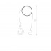 Šviestuvo priedas HANGING SET FOR PICNIC LED 8107