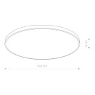 Lubinis šviestuvas AGNES ROUND LED 8188 Lubinis šviestuvas AGNES ROUND LED 8188