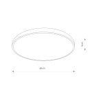 Lubinis šviestuvas AGNES ROUND LED 8208 Lubinis šviestuvas AGNES ROUND LED 8208