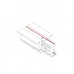 Įleidžiamas šviestuvas CTLS RECESSED POWER END CAP, LEFT (PE-L) 8234