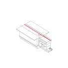 Šviestuvo priedas CTLS RECESSED POWER END CAP, LEFT (PE-L) 8234 Šviestuvo priedas CTLS RECESSED POWER END CAP, LEFT (PE-L) 8234