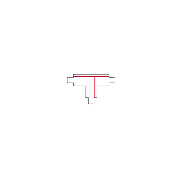 Šviestuvo priedas CTLS RECESSED POWER T CONNECTOR, LEFT 1 (T-L1) 8247