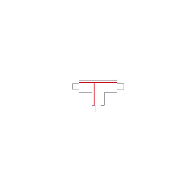 Šviestuvo priedas CTLS RECESSED POWER T CONNECTOR, RIGHT 2 (T-R2) 8682