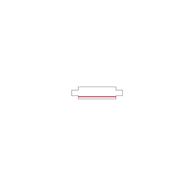 Šviestuvo priedas CTLS RECESSED POWER STRAIGHT CONNECTOR 8685