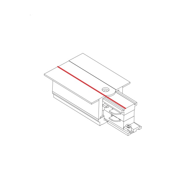 Šviestuvo priedas CTLS RECESSED POWER END CAP, RIGHT (PE-R) 8691 Šviestuvo priedas CTLS RECESSED POWER END CAP, RIGHT (PE-R) 8691