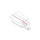 Šviestuvo priedas CTLS RECESSED POWER END CAP, RIGHT (PE-R) 8691 Šviestuvo priedas CTLS RECESSED POWER END CAP, RIGHT (PE-R) 8691