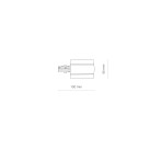 Šviestuvo priedas CTLS RECESSED POWER END CAP, RIGHT (PE-R) 8691 Šviestuvo priedas CTLS RECESSED POWER END CAP, RIGHT (PE-R) 8691