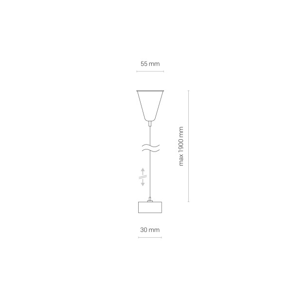Šviestuvo priedas CTLS SUSPENSION KIT 3 CIRCUIT 8696