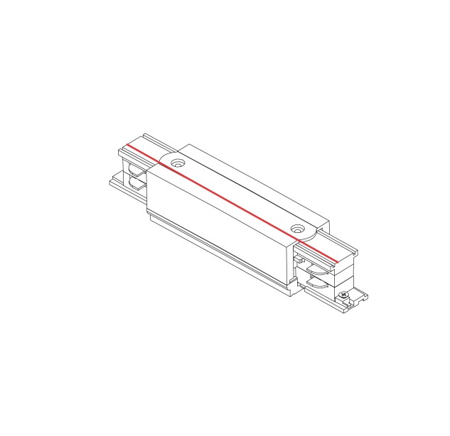 Šviestuvo priedas CTLS POWER STRAIGHT CONNECTOR 8708 Šviestuvo priedas CTLS POWER STRAIGHT CONNECTOR 8708