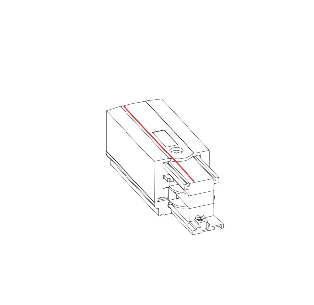 Šviestuvo priedas CTLS POWER END CAP, RIGHT (PE-R) 8712 Šviestuvo priedas CTLS POWER END CAP, RIGHT (PE-R) 8712