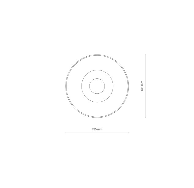 Lubinis šviestuvas CL IOS LED 30W, ANGLE 36 8730